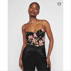 Reformation Lisa Bustier Top in Malia Size 4